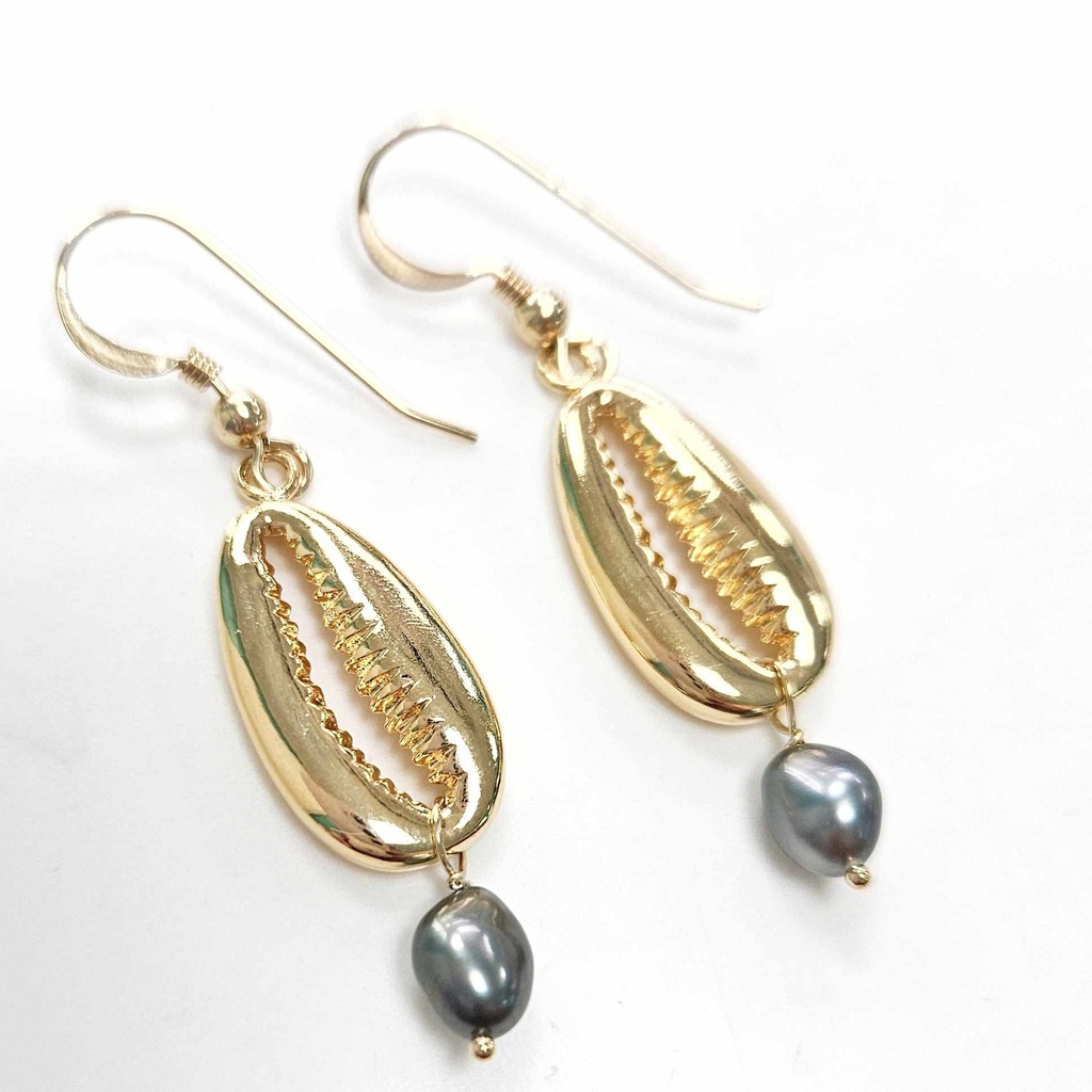 BOUCLES D'OREILLES plaqué or cori + keishi