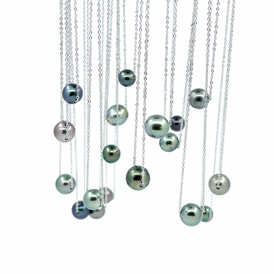 Collier perle coulissante - acier