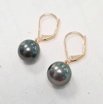 Boucles d'oreilles Dormeuses Perles de Tahiti