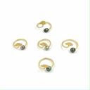 Bague plaqué or Ginko &amp; Keishi