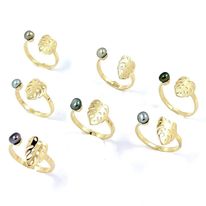 Bague APE Keishi plaqué or