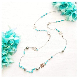 Sautoir Tiare COULEURS - ACIER