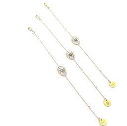 [BRKSPH] Bracelet SPHERES avec un keishi - plaqué or
