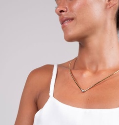 [TORK] COLLIER TORQUE plaqué or +1 keishis