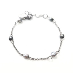 [BREFK] Bracelet  acier inoxydable enfant 6 keishis (15cms)