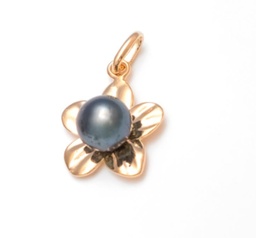 [PPTIARE] Pendentif plaqué or tiare perle